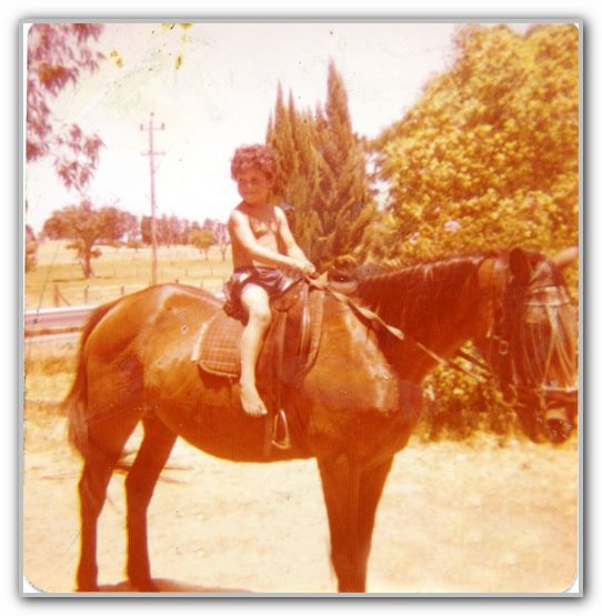 CJ on Horse Benara rd